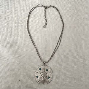 Erwin Pearl sand dollar pendant